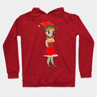 Gloria Christmas Elf Girl Hoodie